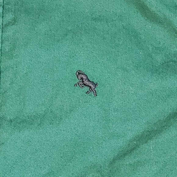 L.O.G.G. H&M Boys' Button-Up Long Sleeve Shirt Hunter Green Size 3-4Y Pre-owned - Picture 5 of 6